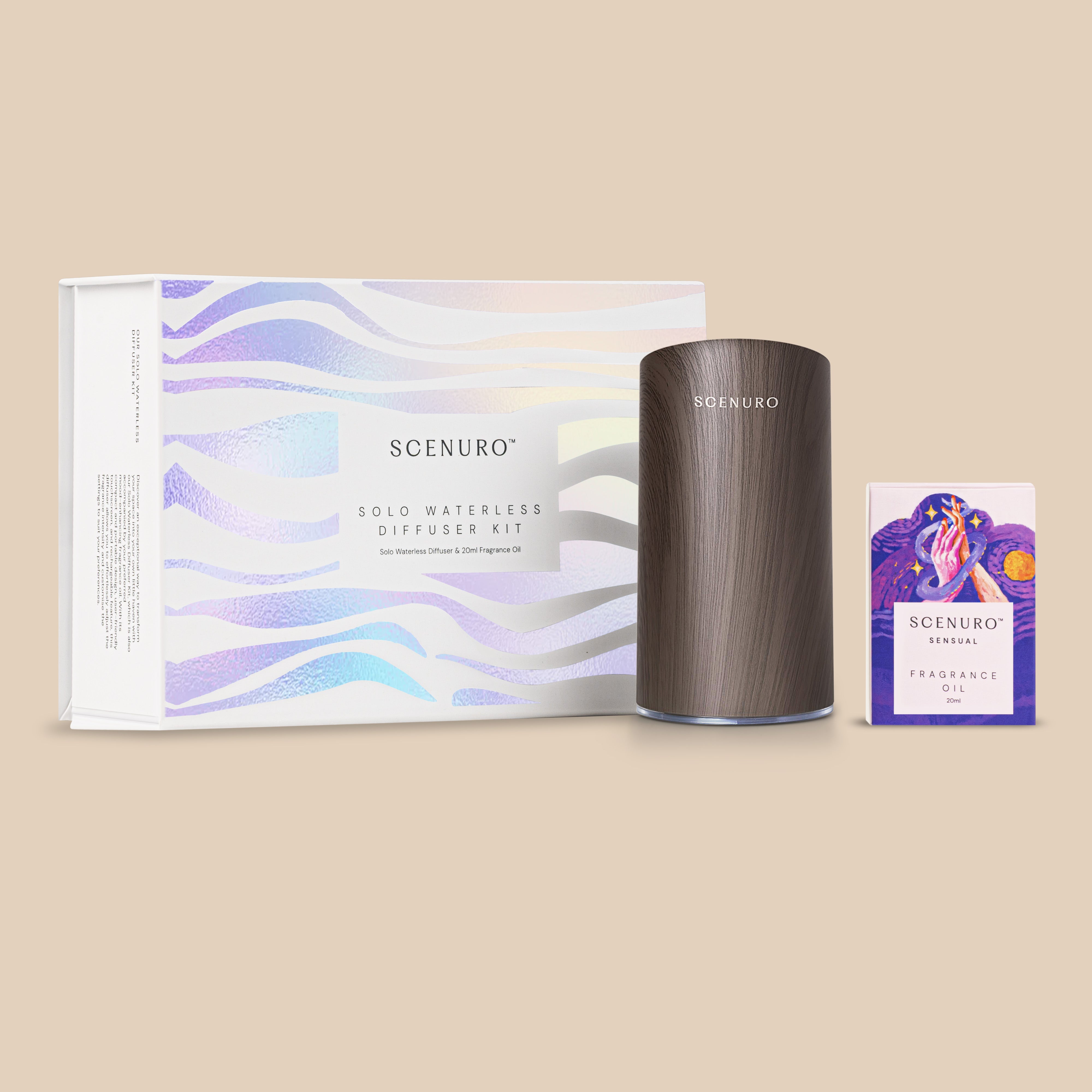 Solo Waterless Diffuser Kit - Wood