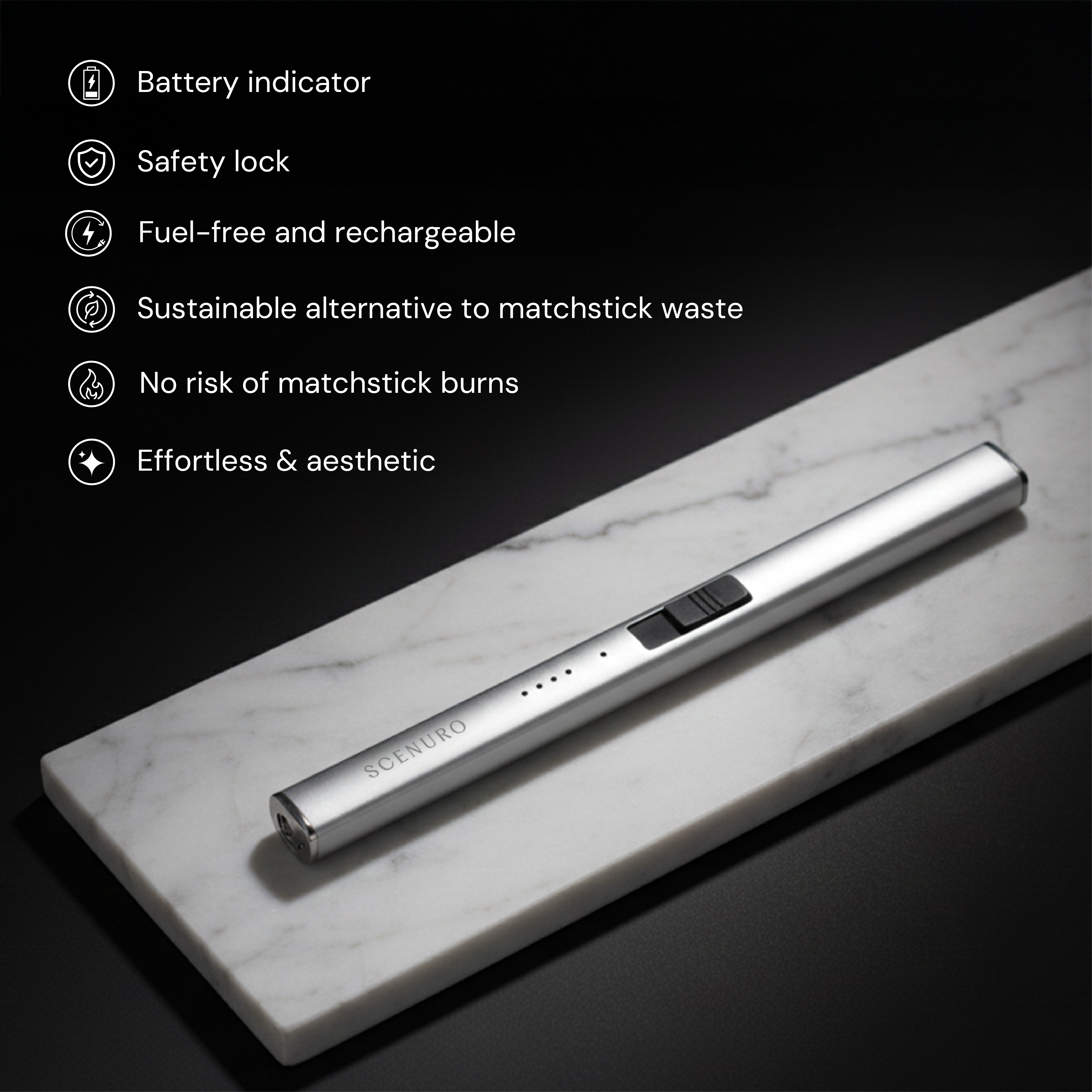 Electric Lighter - Silver