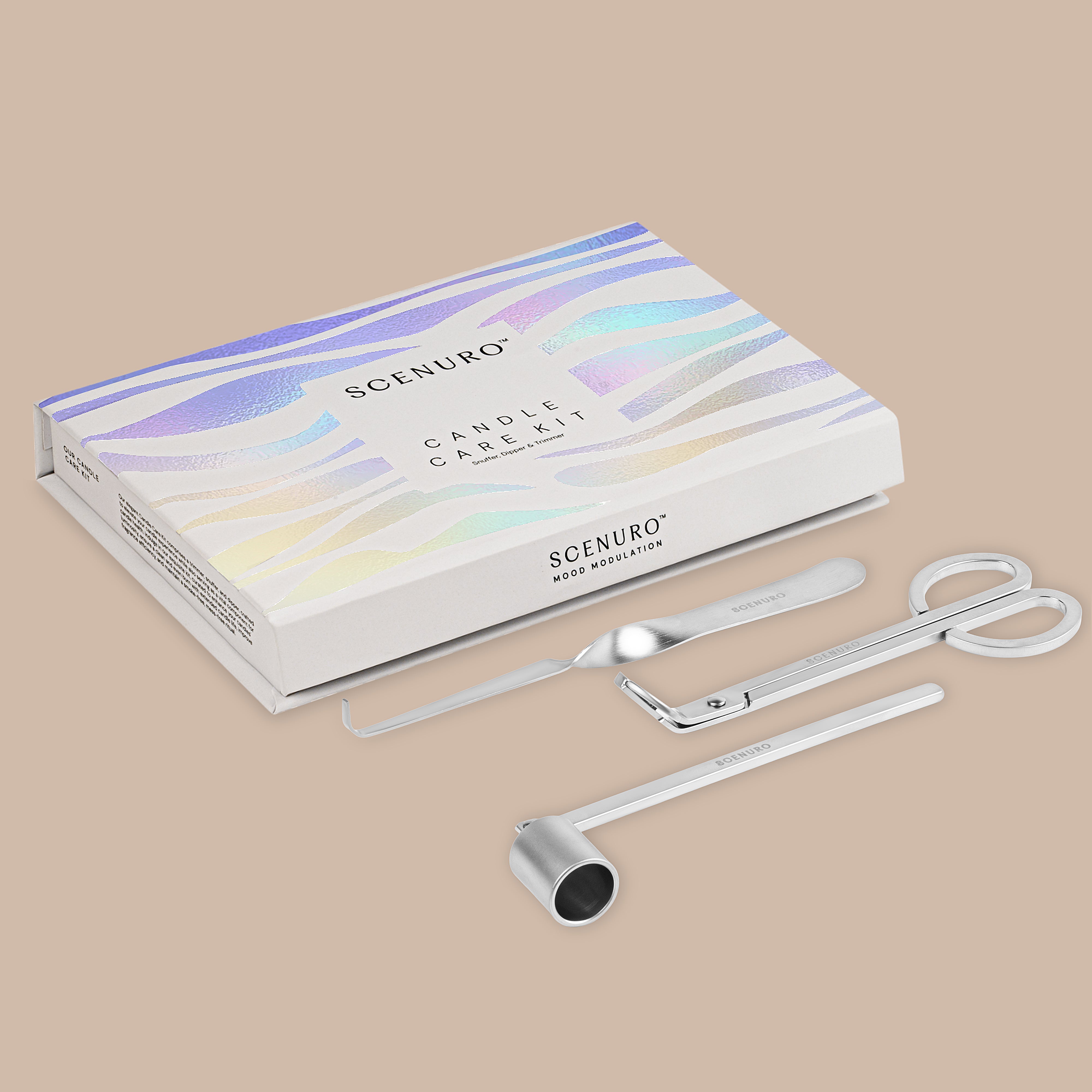 Candle Care Kit - Silver