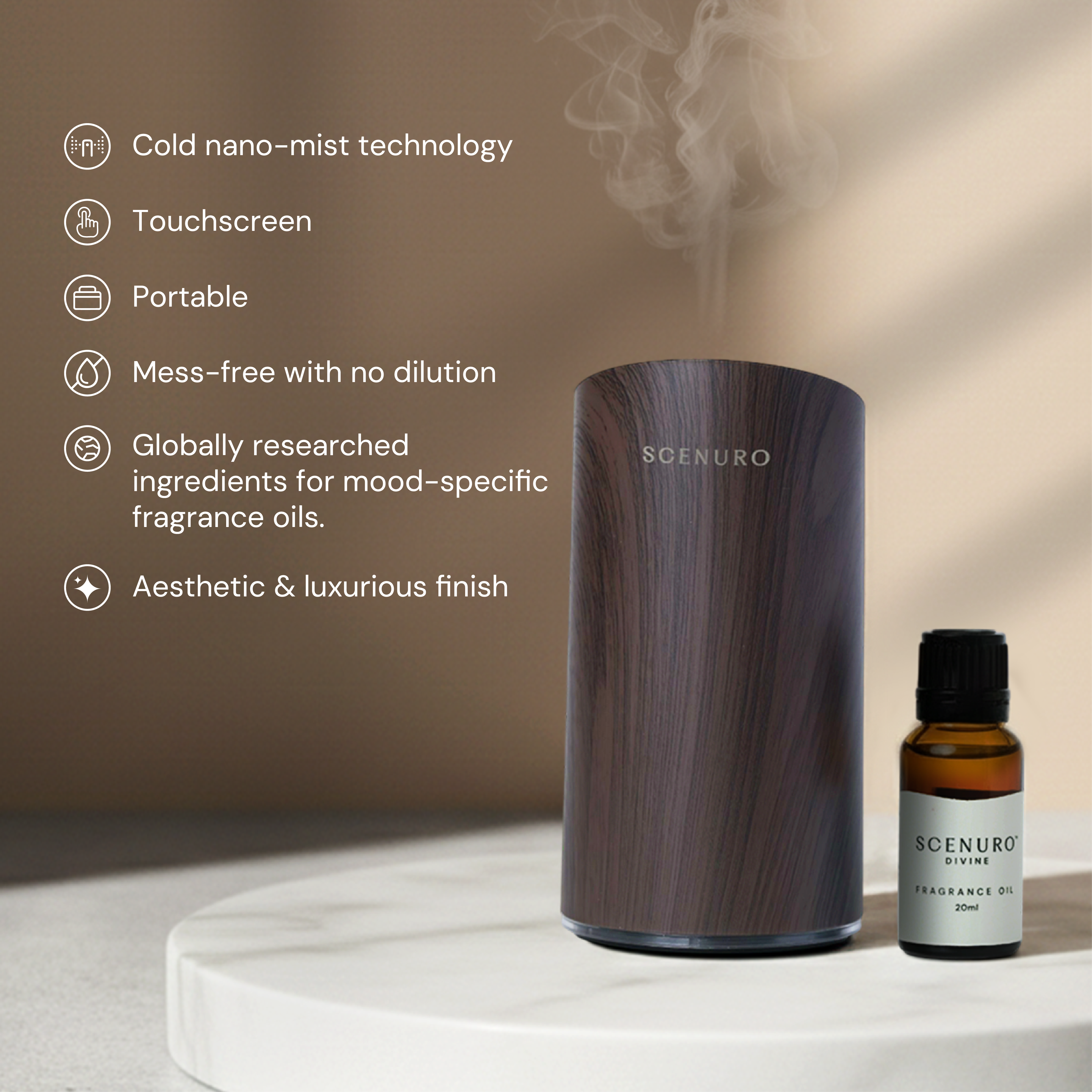 Solo Waterless Diffuser Kit - Wood